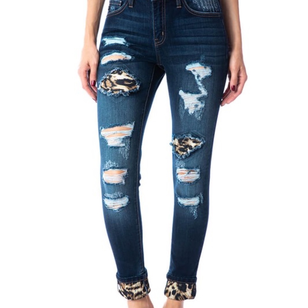 Kan Kan Cheetah Jeans